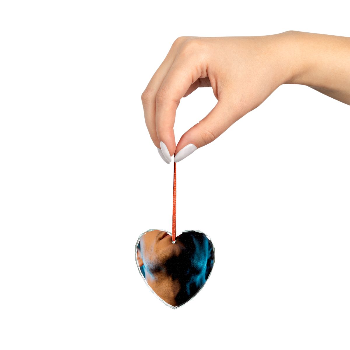 Crystal Glass Ornament - Cinematic Cyberpunk Neon Glow... |...