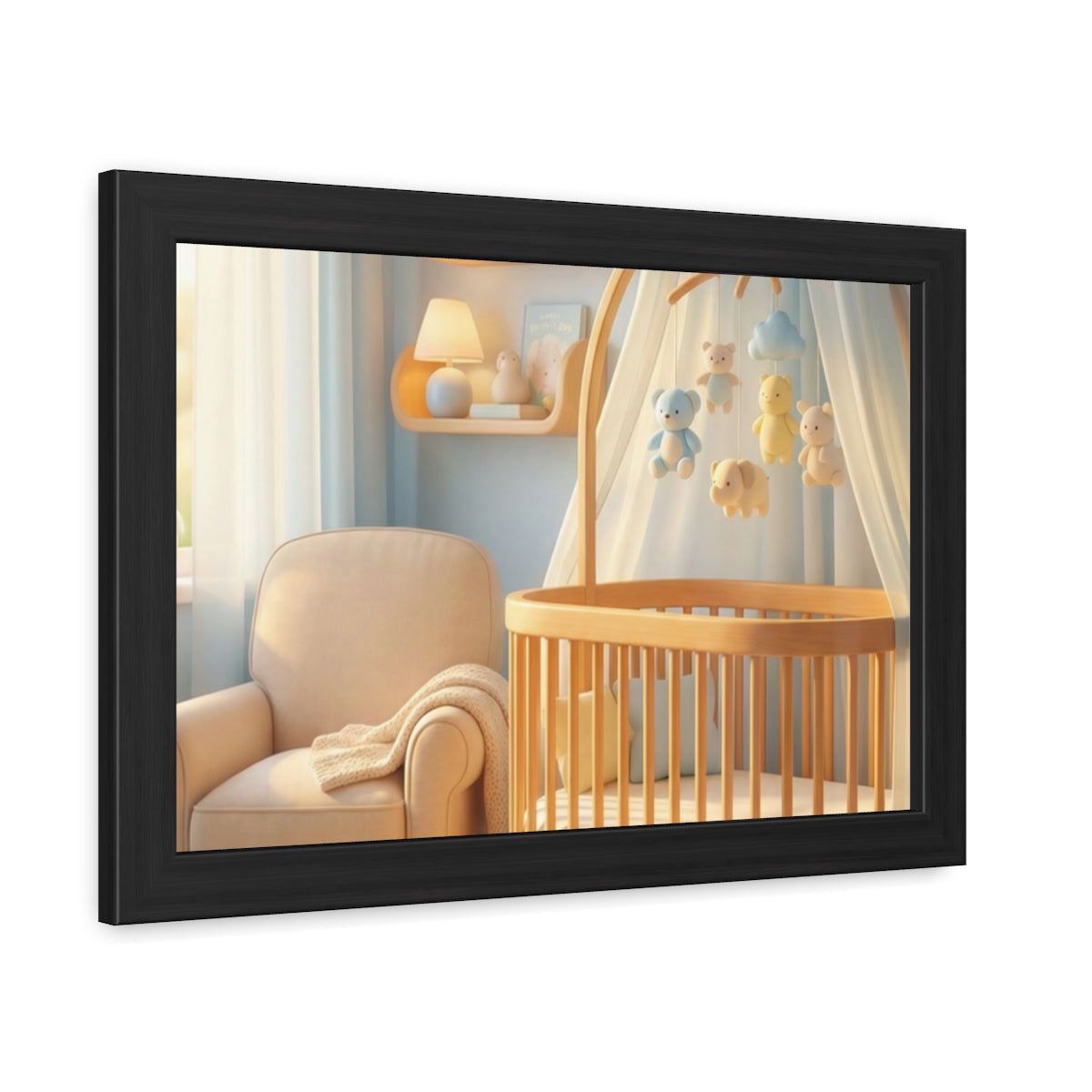 Serene Nursery Framed Posters - Room Decor — Landscape