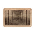 Wooden Cutting Board - Liminal Corridor Fog Art Print |...