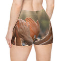 Women's Shorts - Golden Rays of Unity Wall Art | Echovira...