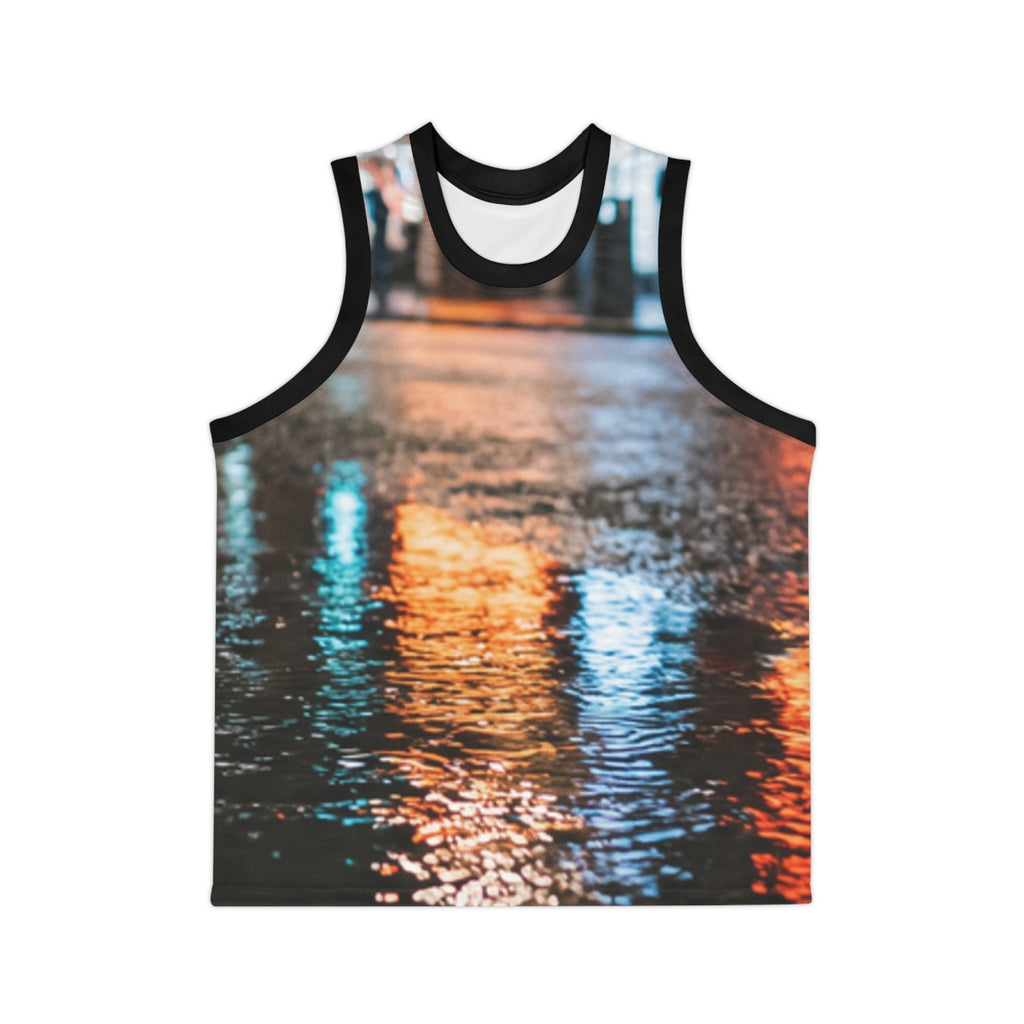 Basketball Jersey - Neon Asphalt Sport | Echovira Gallery