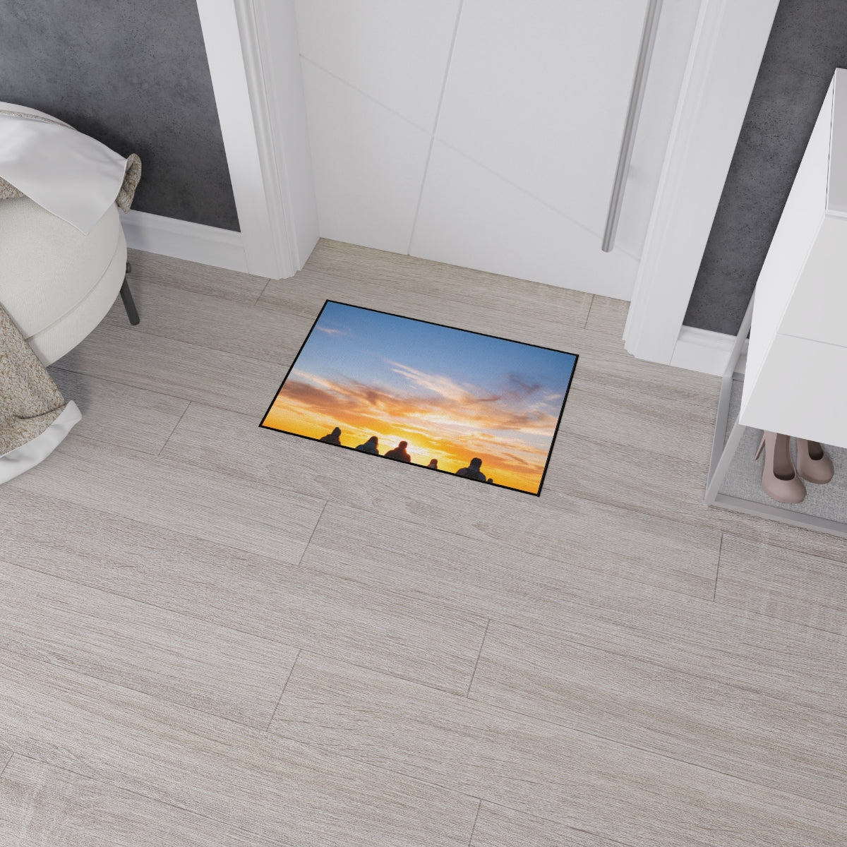 Floor Mat - Golden Sunset Trek