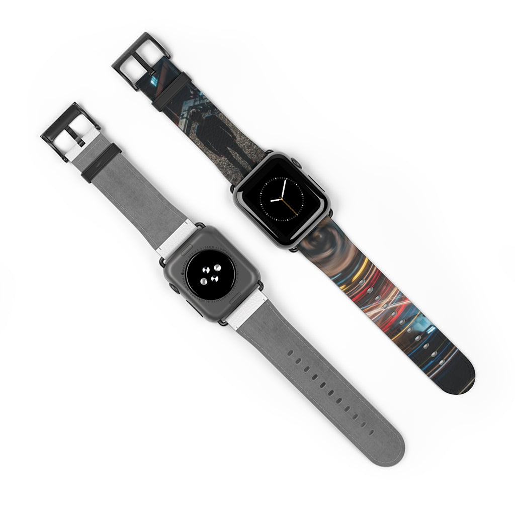 Apple Watch Band - Urban Velocity Vortex | Echovira Gallery