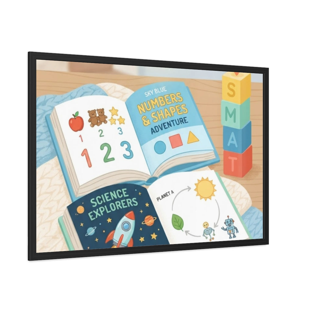 Framed Poster - Science Explorers — Landscape (10×8, 12×8......