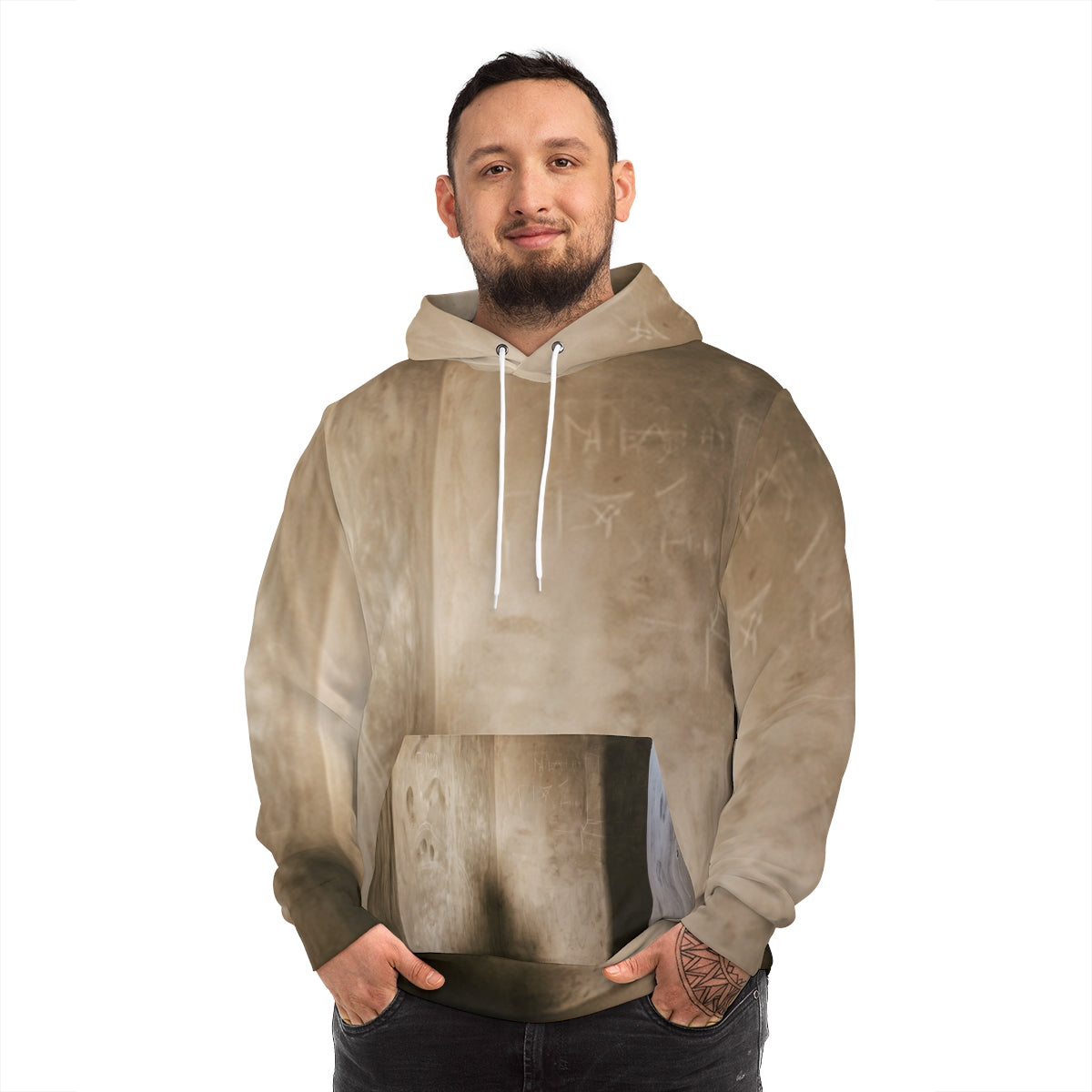 Men's Fashion Hoodie - Shadows of the Citadel moody... |...