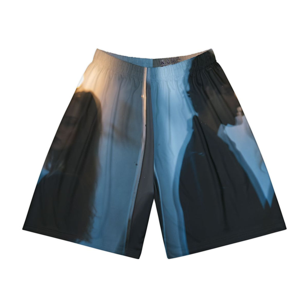 Men's Sports Shorts - Midnight Blue - Cozy Silhouette Style...