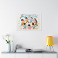 Framed Horizontal Poster - Harmony Circle — White (14×11......