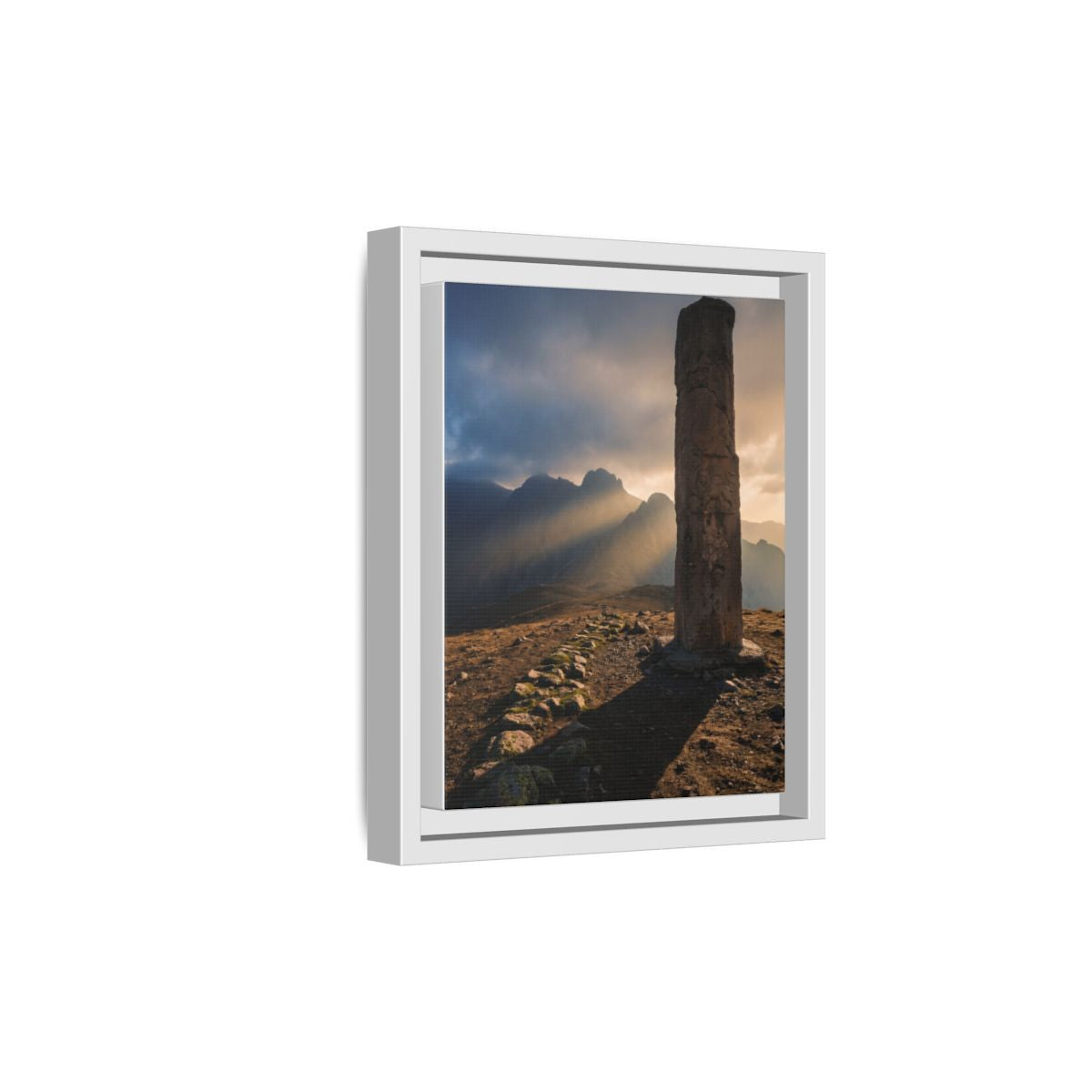 Framed Matte Canvas - Sun Peak
