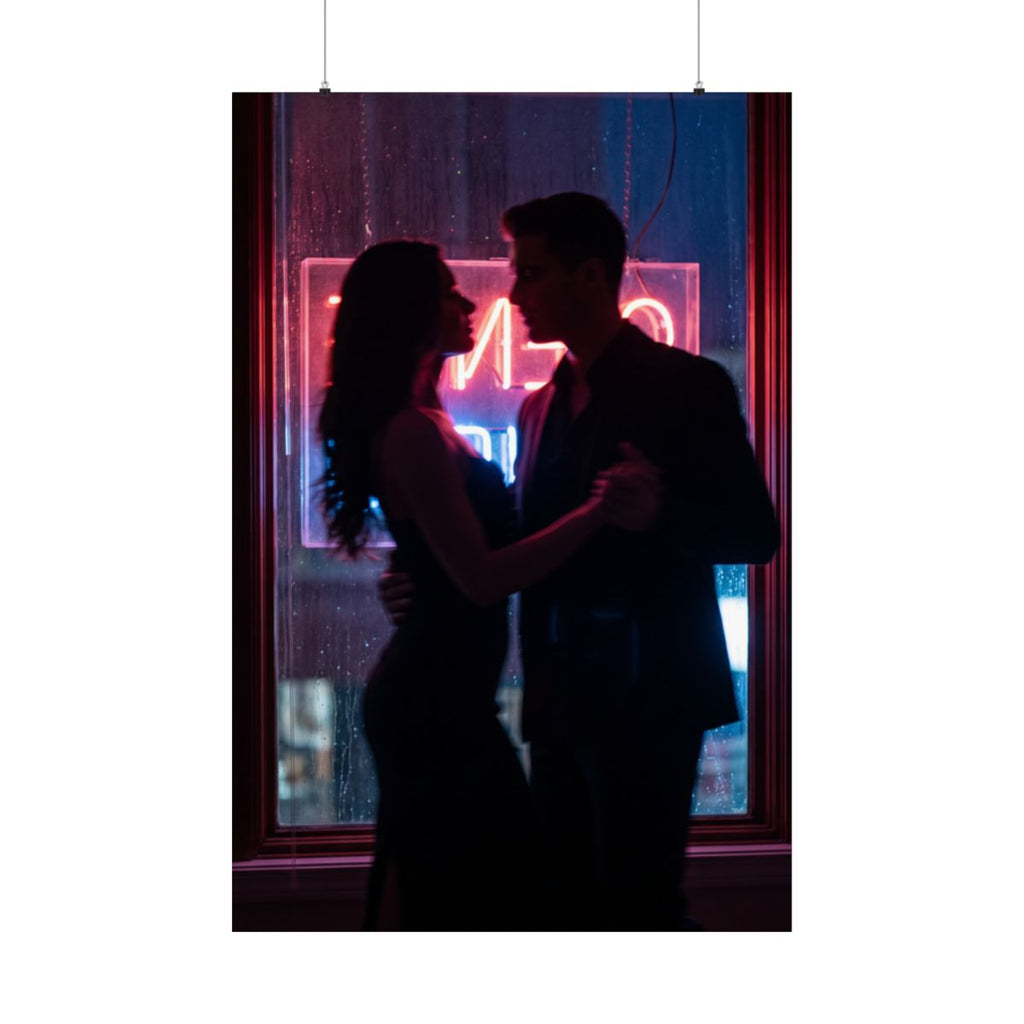 Matte Vertical Poster - Neon Midnight (8×10 & 36×54) |...