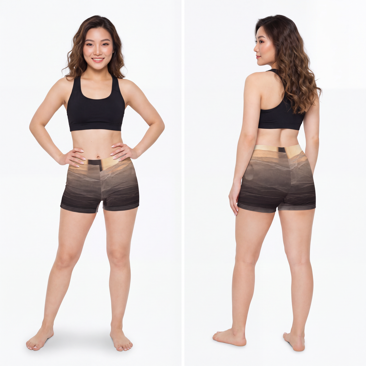 Women's Shorts - Translucent Veil Style | Echovira Gallery