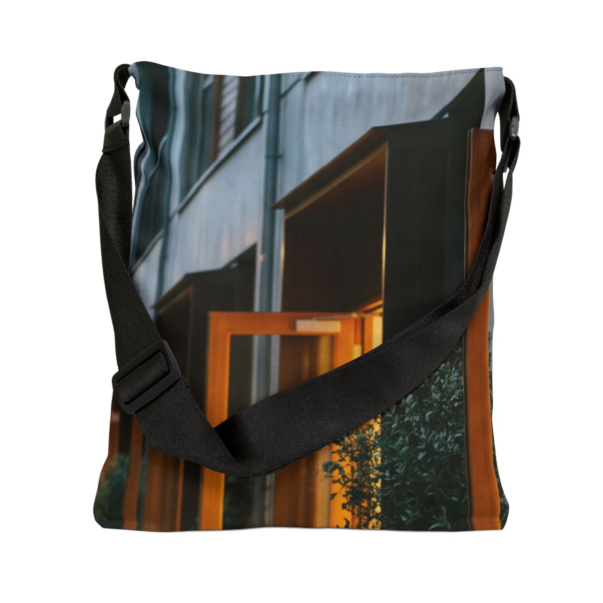 Adjustable Tote Bag - Twilight Walkway | Echovira Gallery