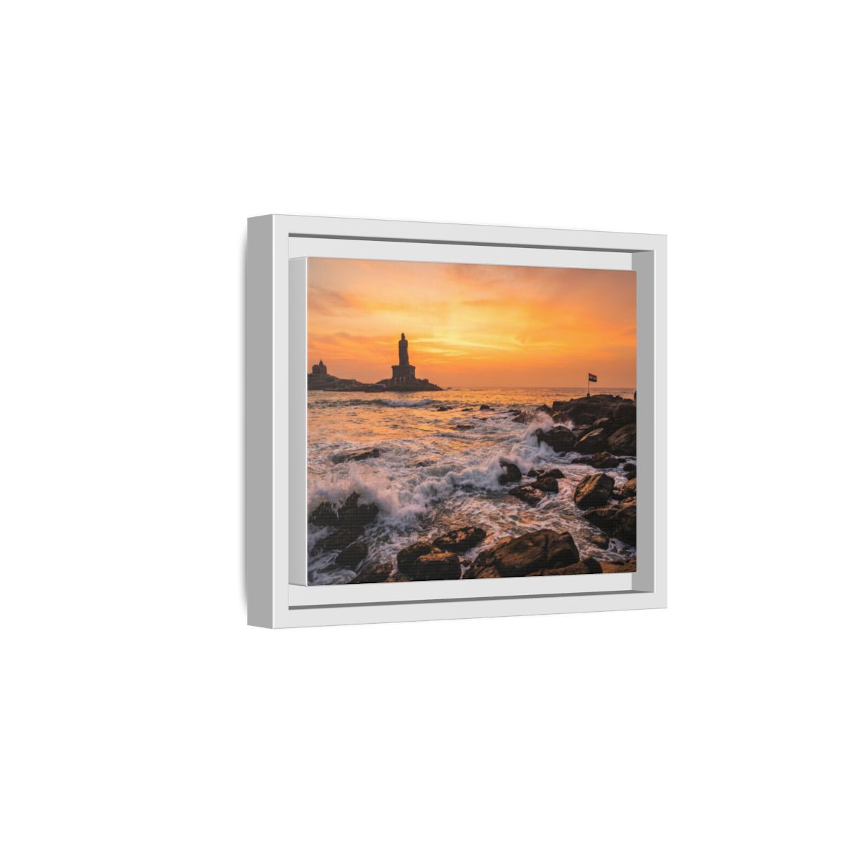 Framed Matte Canvas - Majestic Golden Coast