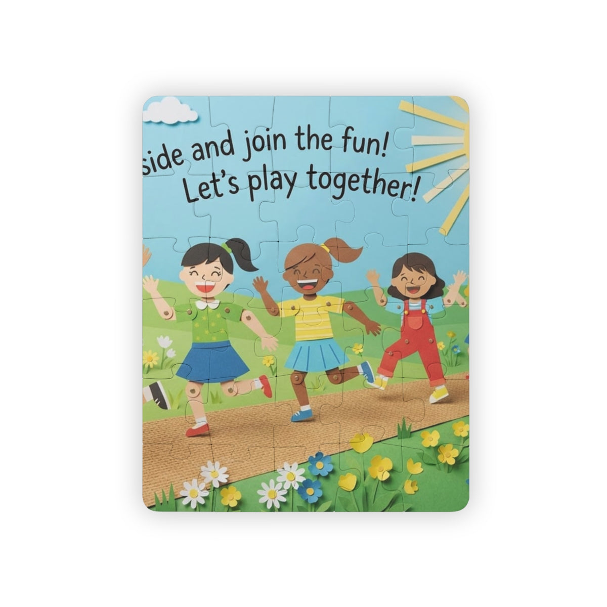 Kids' Puzzle 30-Piece - Sunny Meadow Fun | Echovira Gallery
