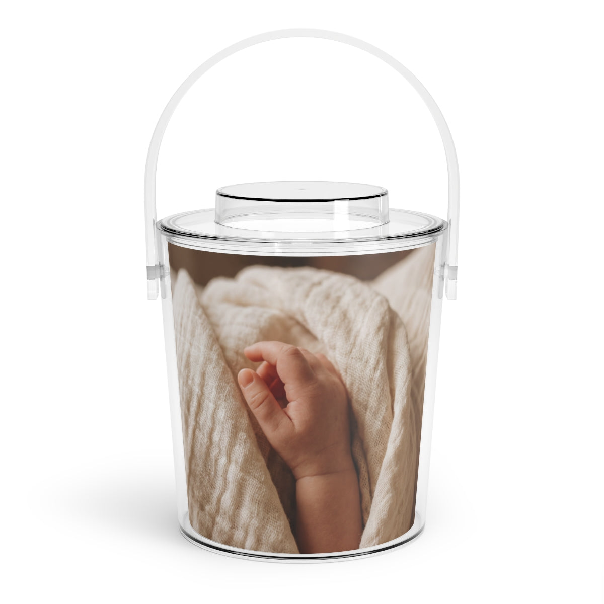Ice Bucket with Tongs - Ice Bucket - Neutral Elegant...