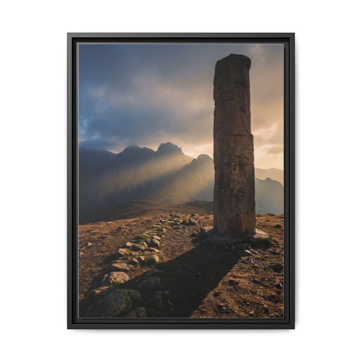 Framed Matte Canvas - Sun Peak