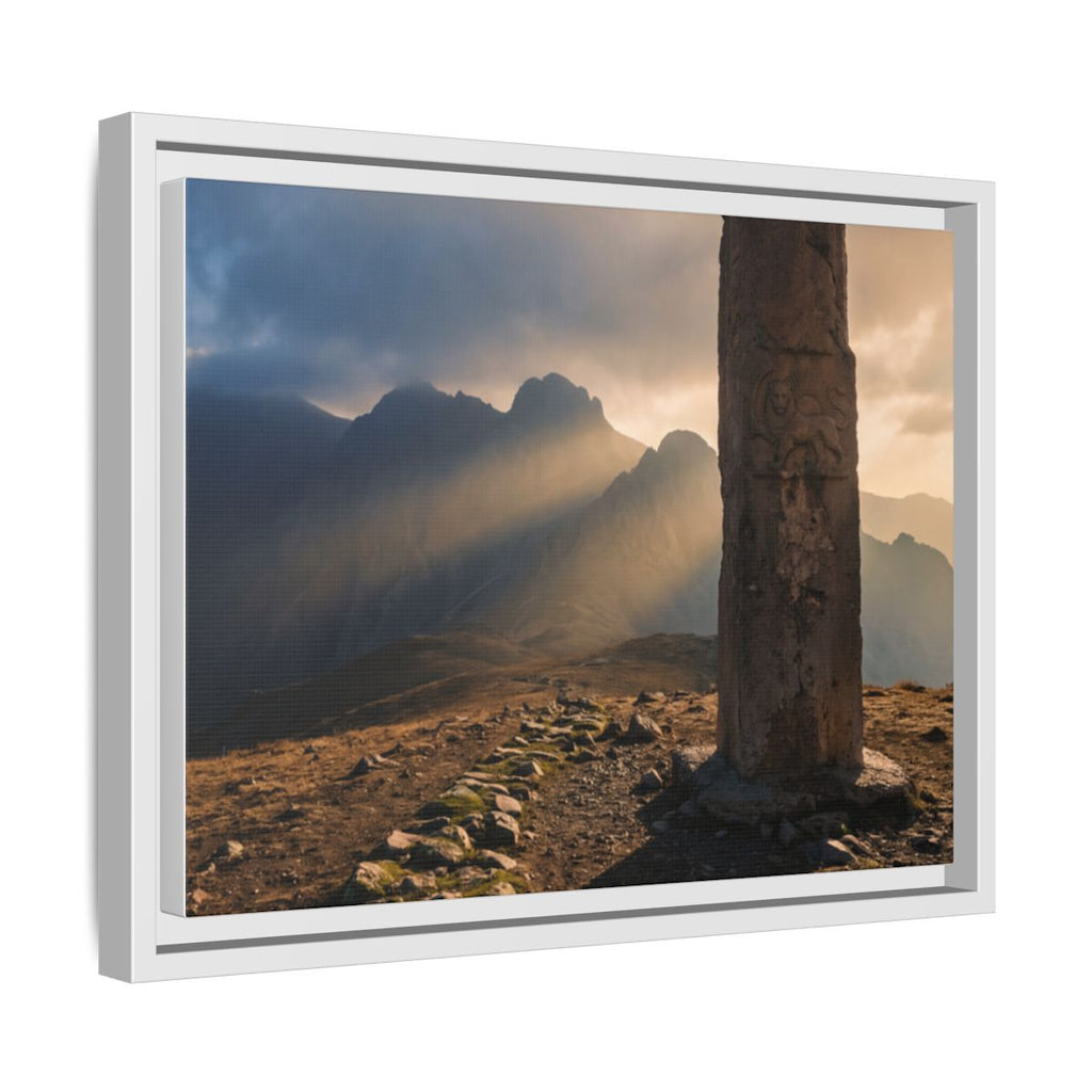 Framed Matte Canvas - Sun Peak