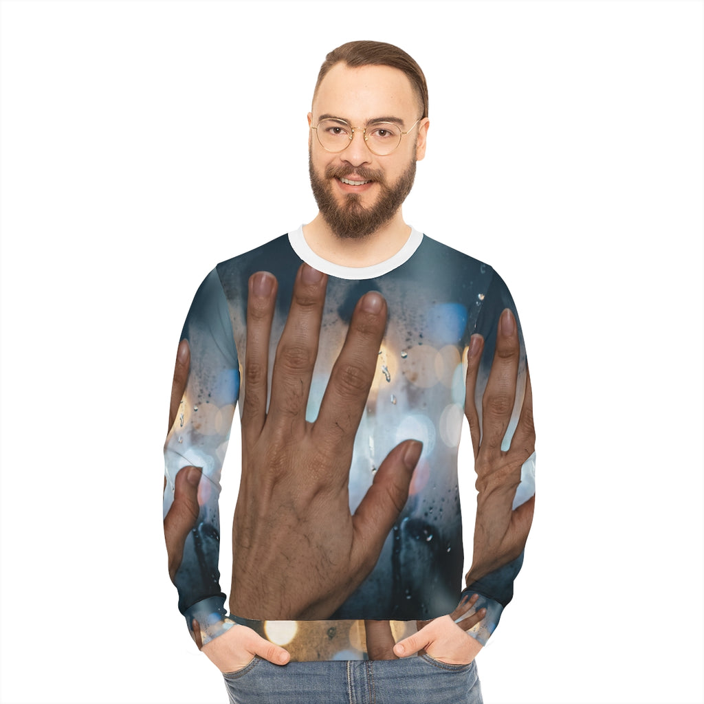 Men's Lightweight Sweatshirt Rainy City Bokeh