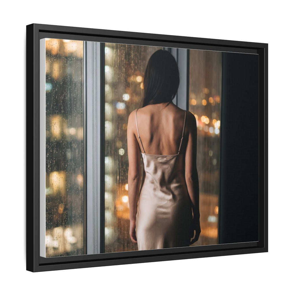 Framed Matte Canvas - Cinematic Nights — Black / 1.25"