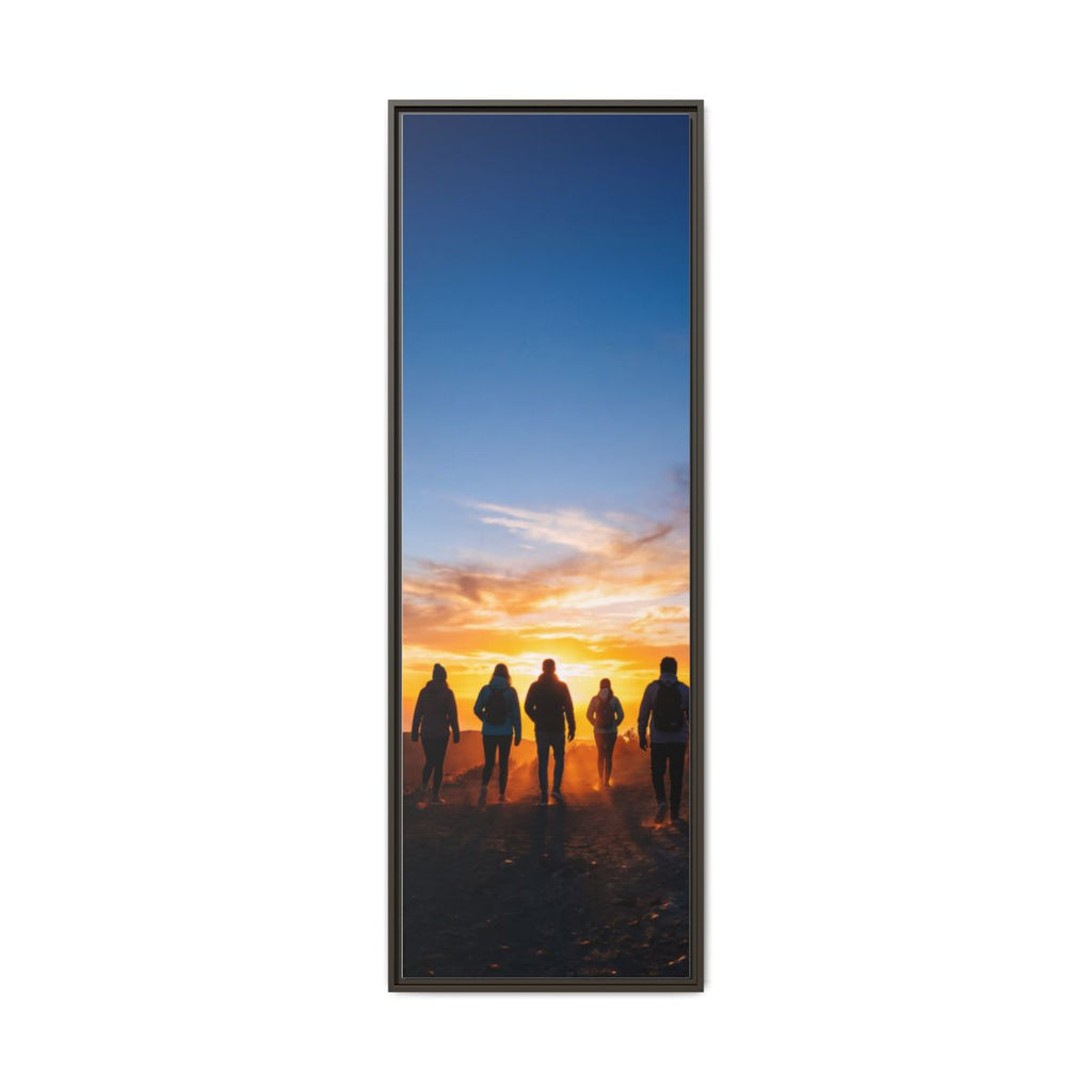Matte Canvas, Framed - Epic Dawn Trek