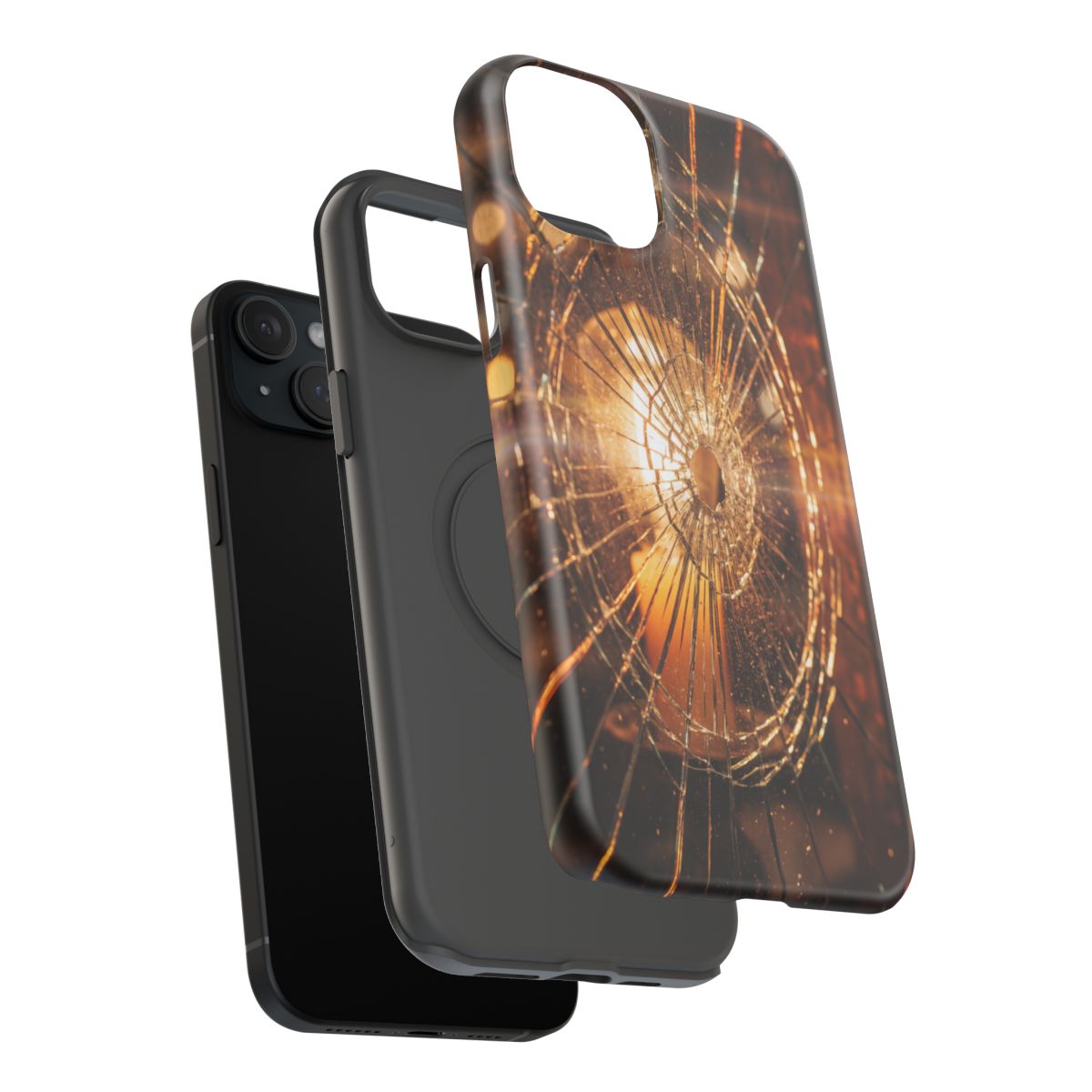 Impact-Resistant Case - Shattered Amber