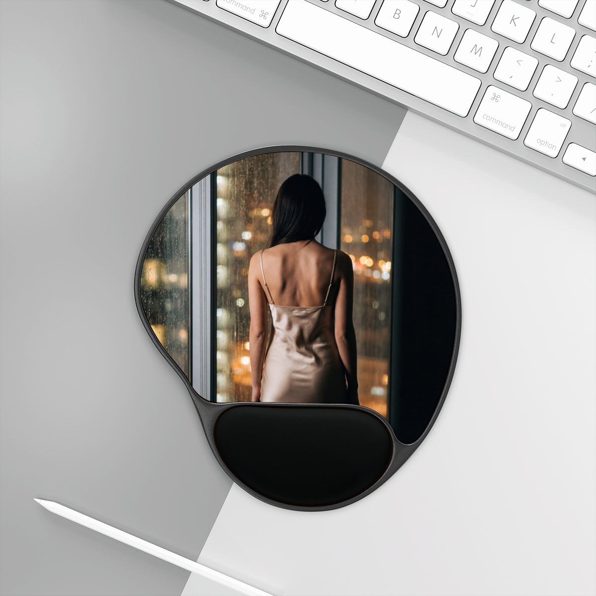 Mouse Pad Wrist Rest - Soft Focus Glow