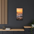 Framed Matte Canvas - Majestic Golden Coast