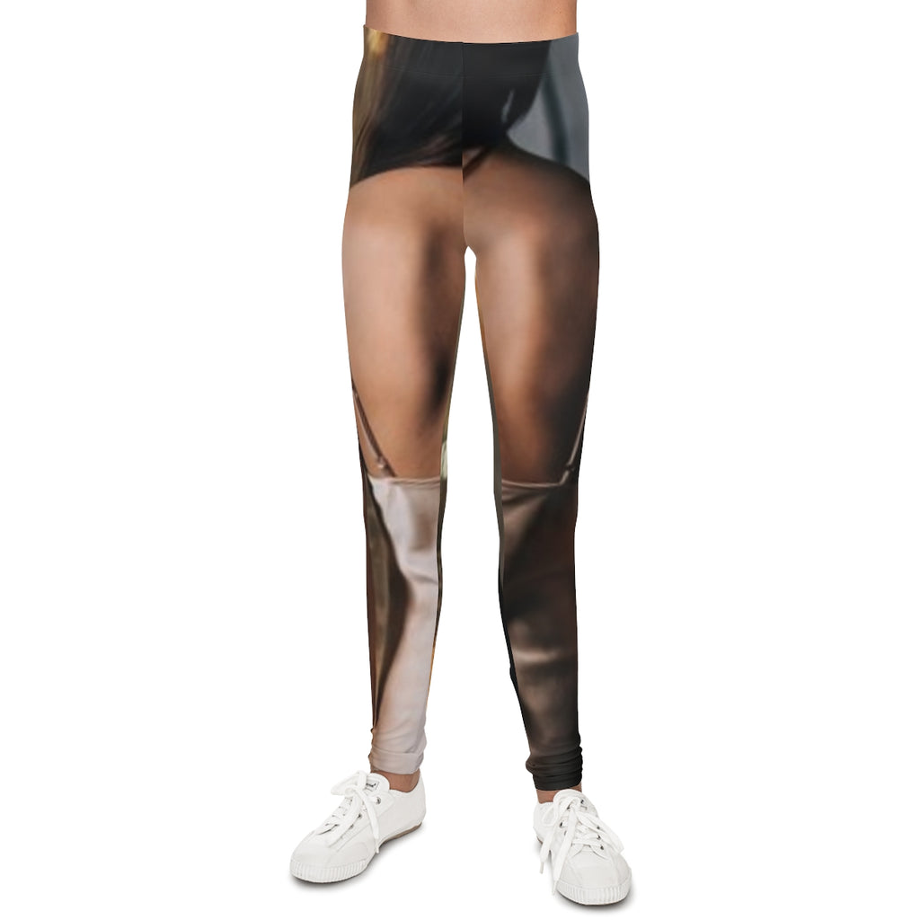 Youth Leggings - Golden City Reflections | Echovira Gallery