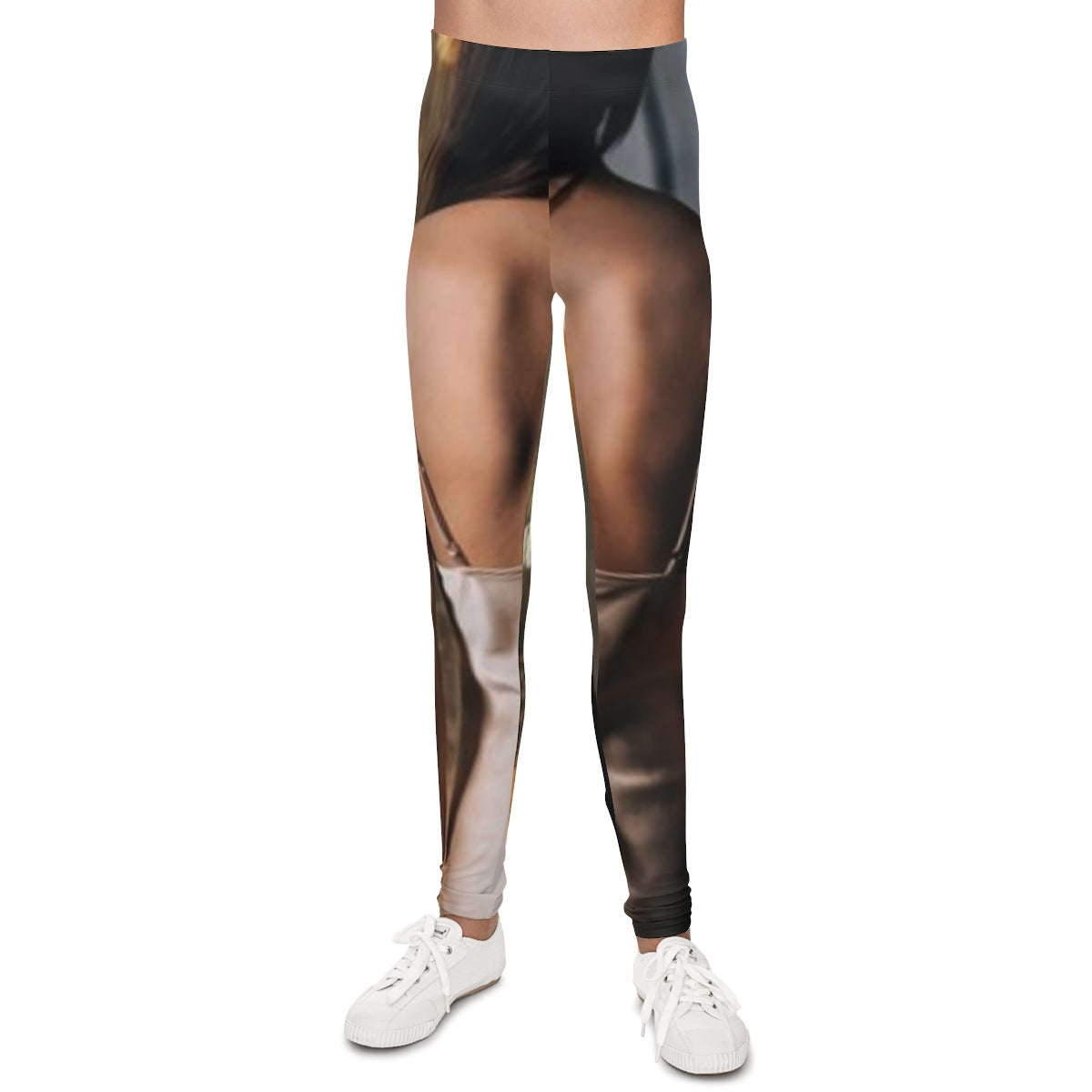 Youth Leggings - Golden City Reflections | Echovira Gallery