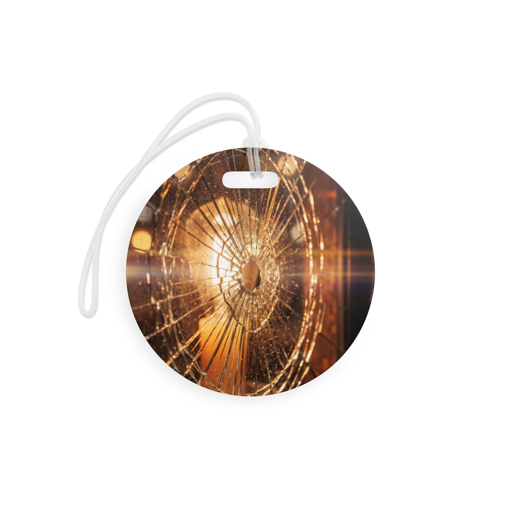 Luggage Tags - Moody Fractured Glass