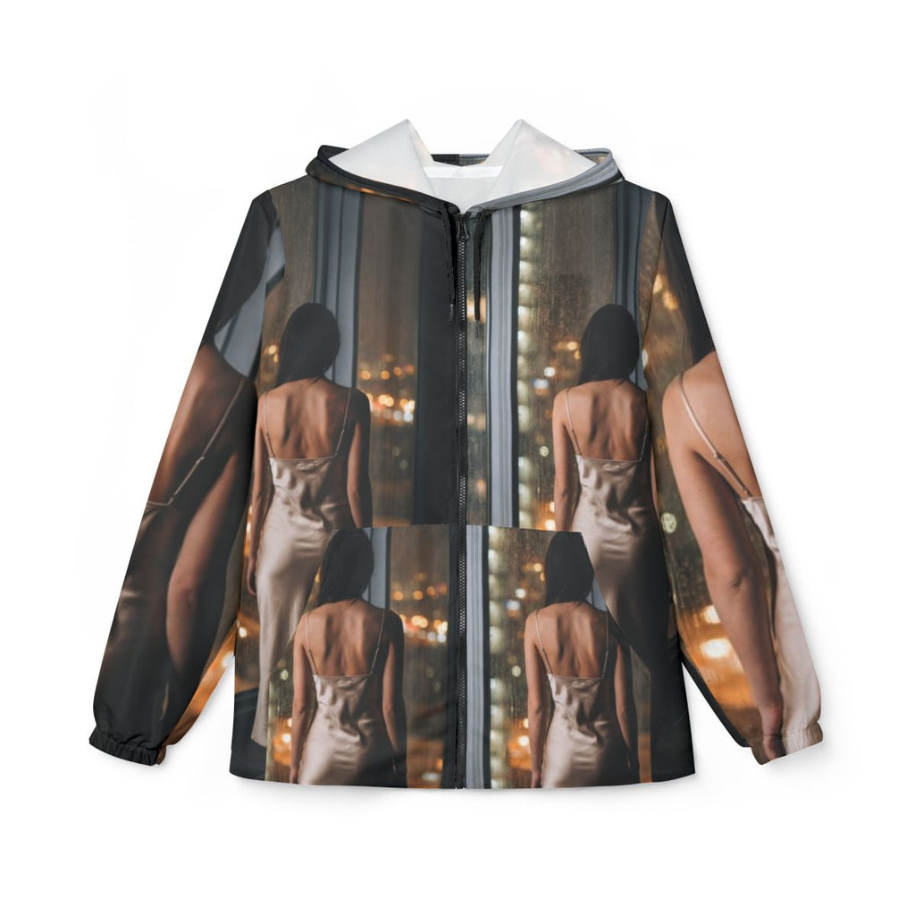 Unisex Windbreaker Jacket - Rainscape Glow | Echovira...