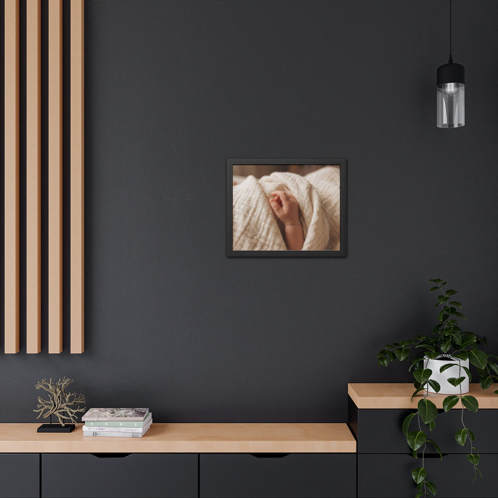 Framed Poster Wall Art - Boho Nursery — Landscape