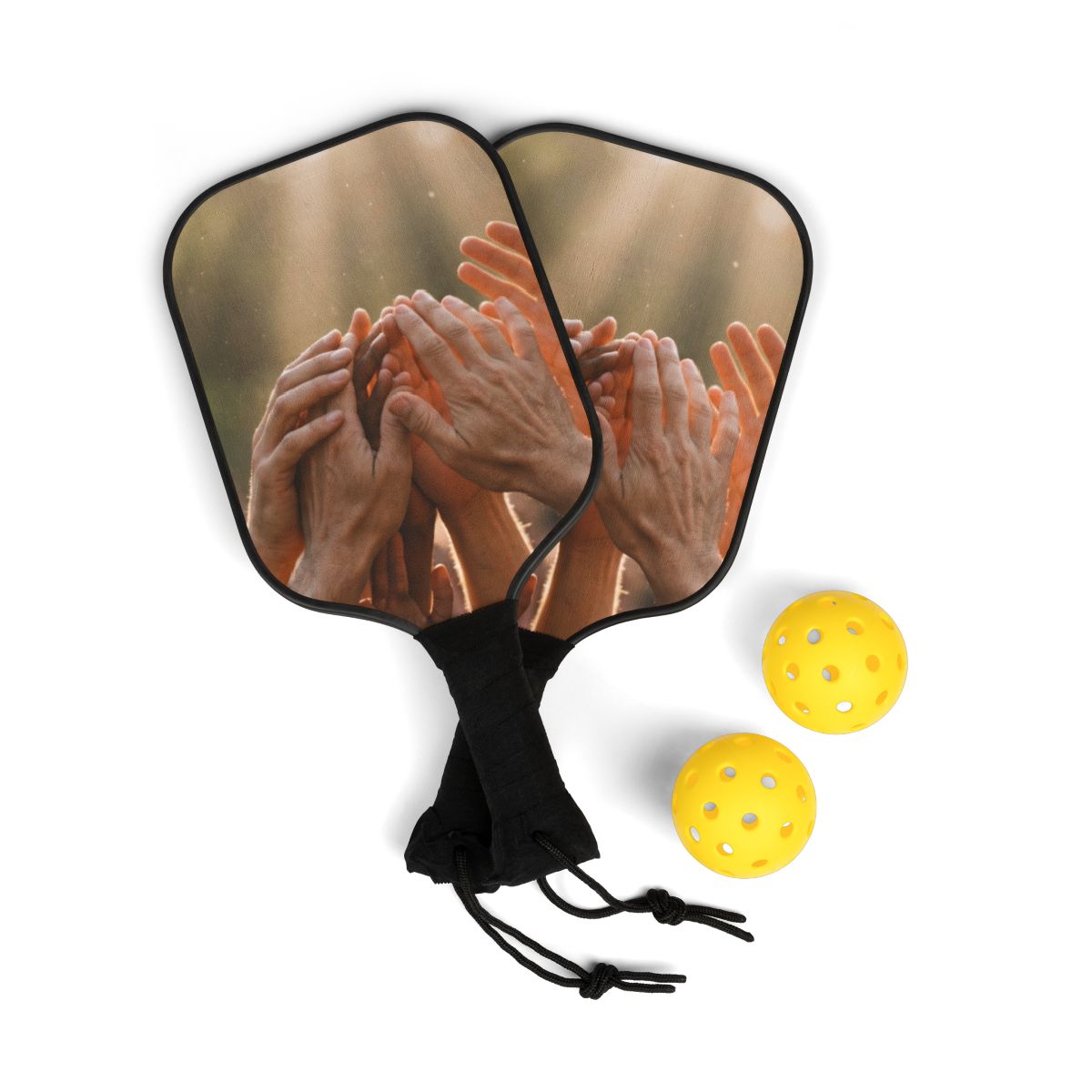 Pickleball Kit - Golden Rays of Unity Wall Art | Echovira...