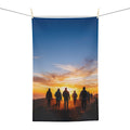 Microfiber Tea Towel - Sunset Ascent | Echovira Gallery