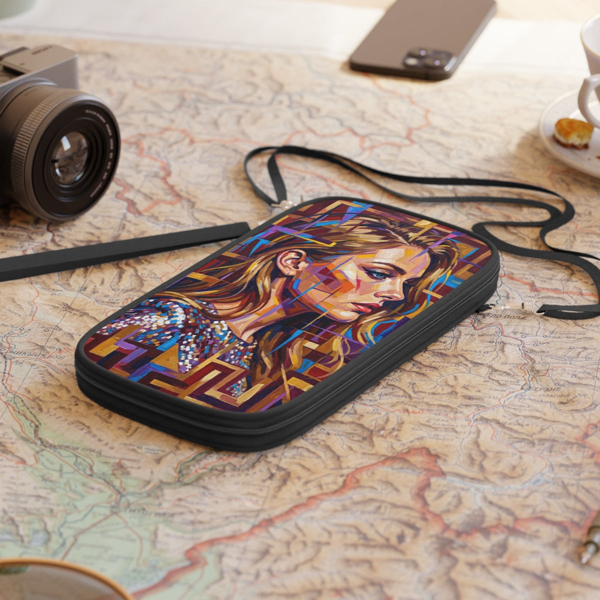 Passport Wallet - Shattered Elegance | Echovira Gallery