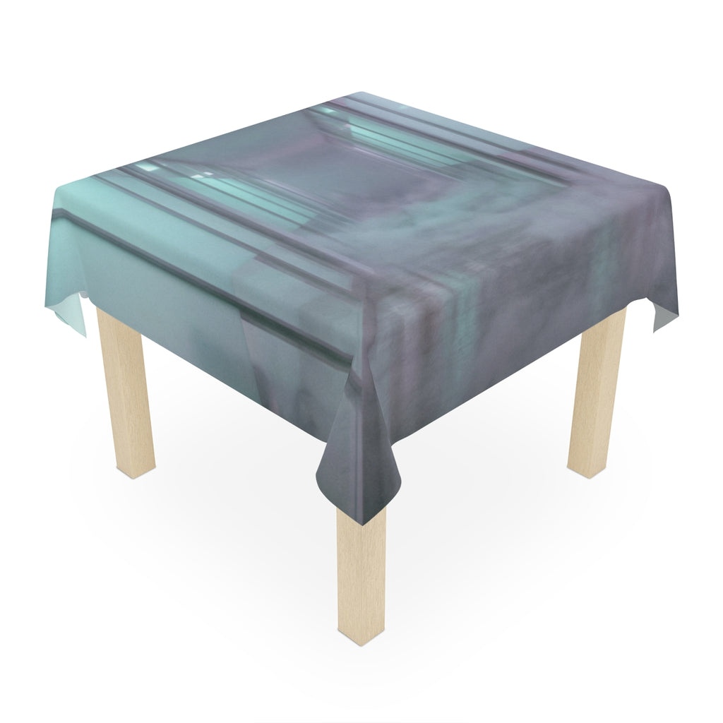 Tablecloth - Liminal Mist Dining Cover | Echovira Gallery