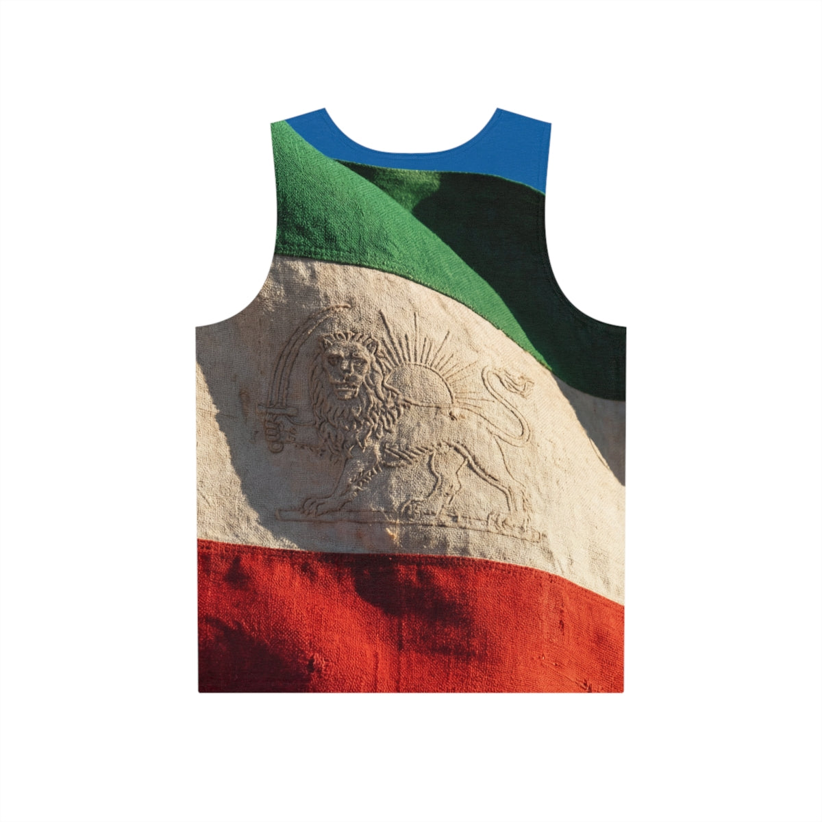 Men's Tank - Vintage Persian Lion and Sun Flag Art |...