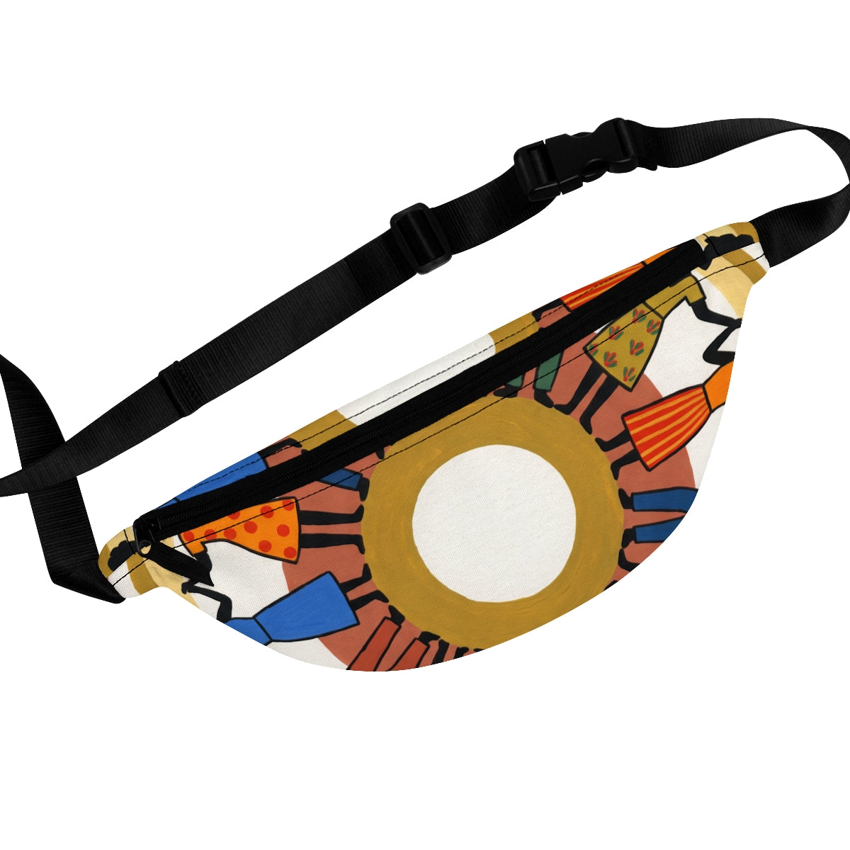 Fanny Pack - Unity Mandala Folk Art | Echovira Gallery