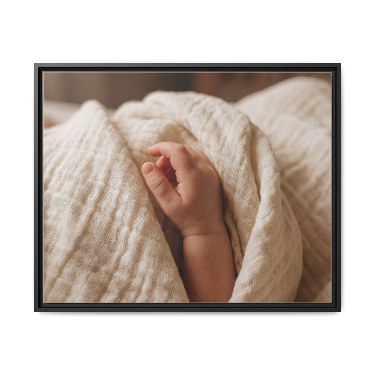 Framed Canvas - Minimalist Decor — Black / 1.25"
