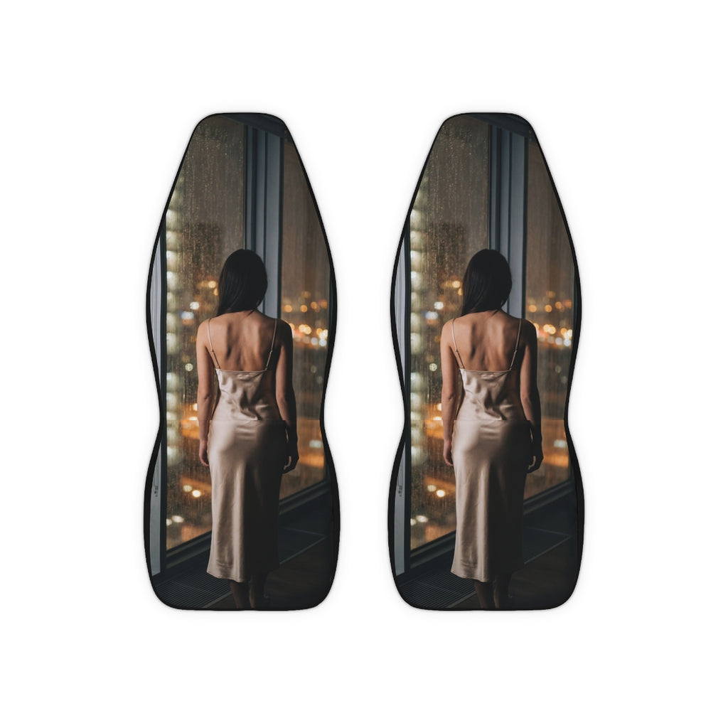 Car Seat Covers - Rainy City Lights (2pcs) | Echovira...