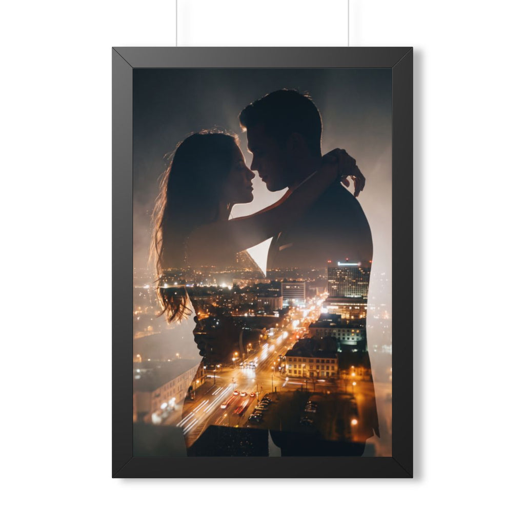 Framed Vertical Poster - Metropolitan Lovers Kiss (11×14......