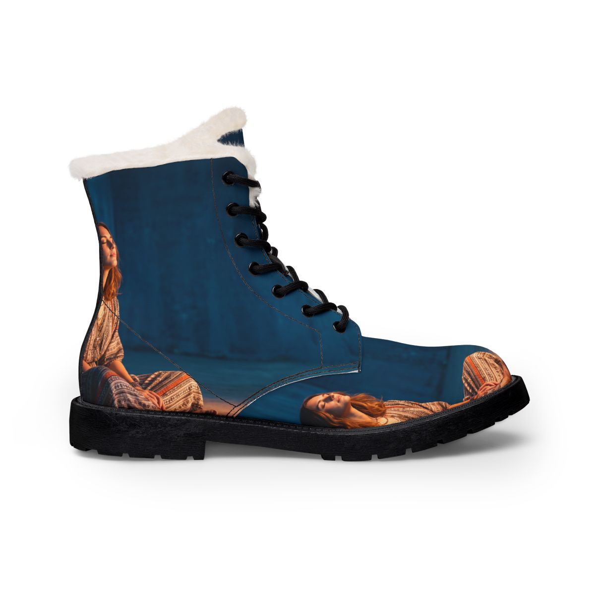 Women's Boots - Sunset Frost Fur | Echovira Gallery