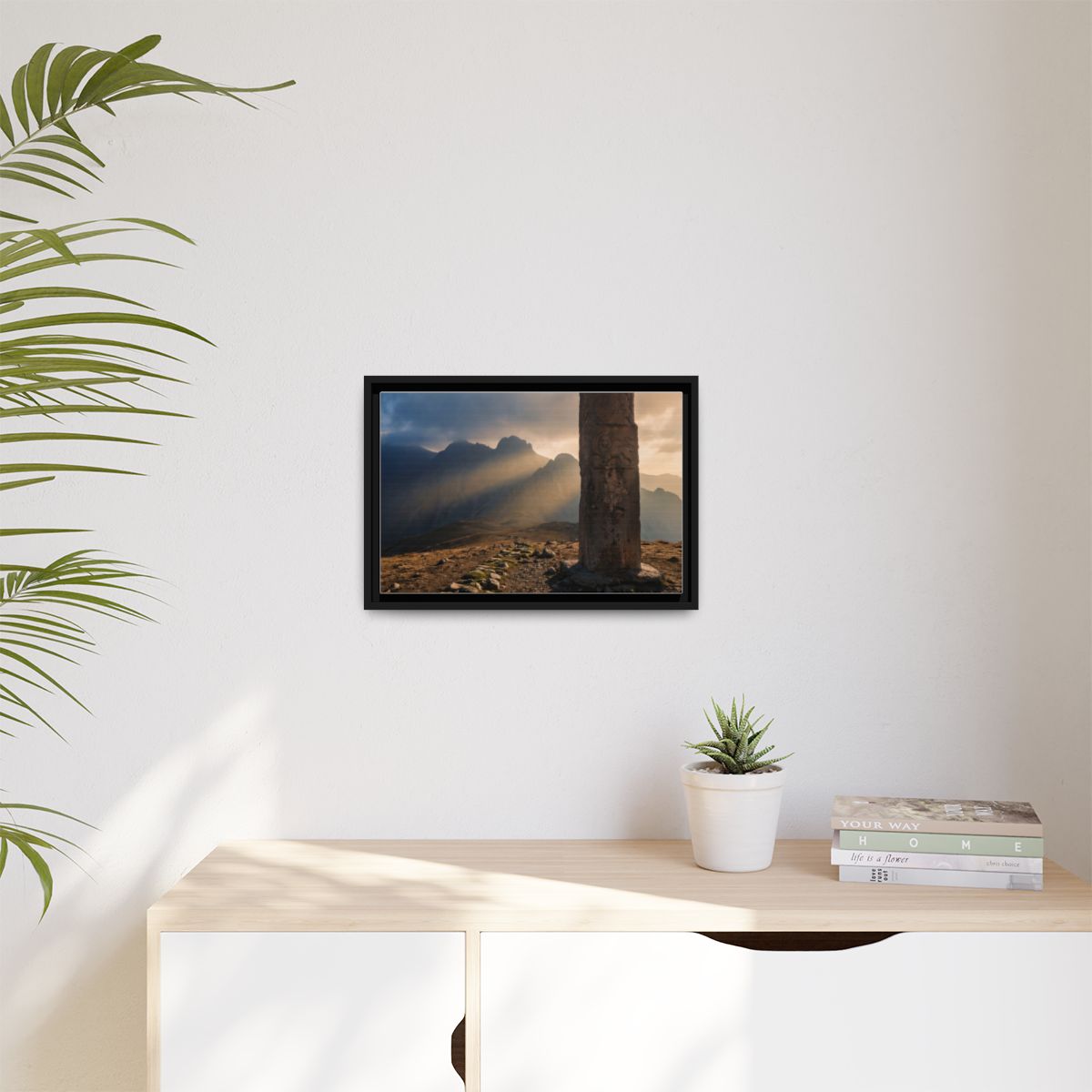 Matte Canvas, Framed - Mystic Monolith Ancient Persian... |...