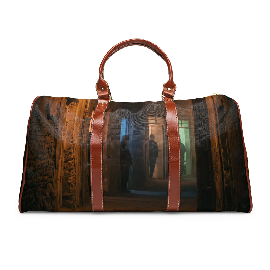 Waterproof Travel Bag - Shadowed Alleyway Mystery Art Print...