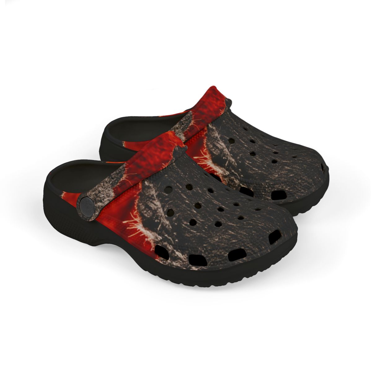 Kids' EVA Foam Clogs Crimson Fissure Noir