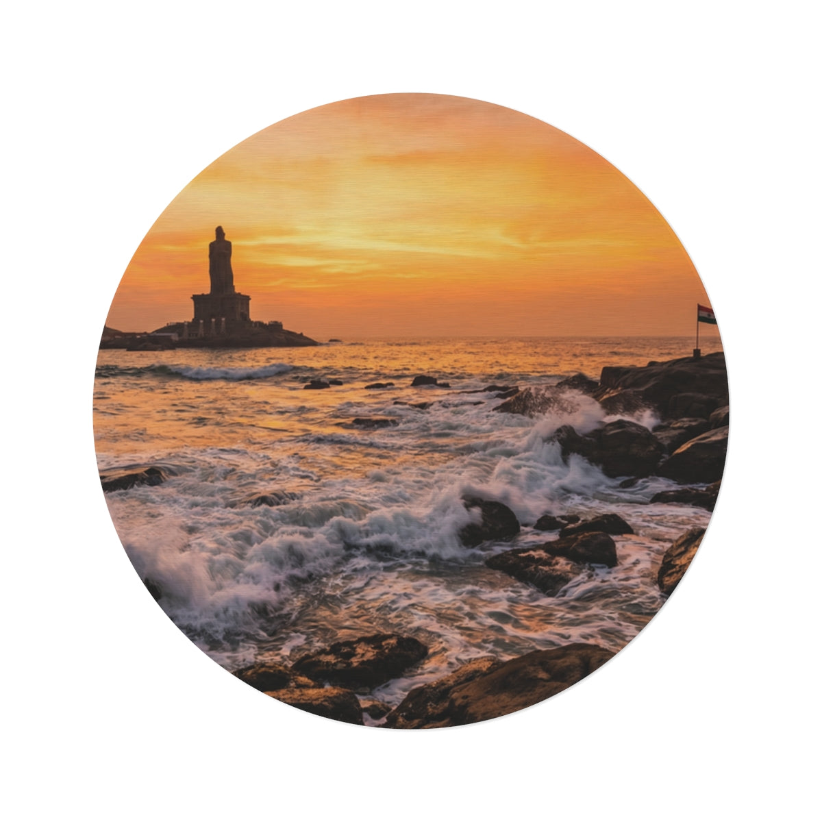 Round Rug - Majestic Coast Sanctuary