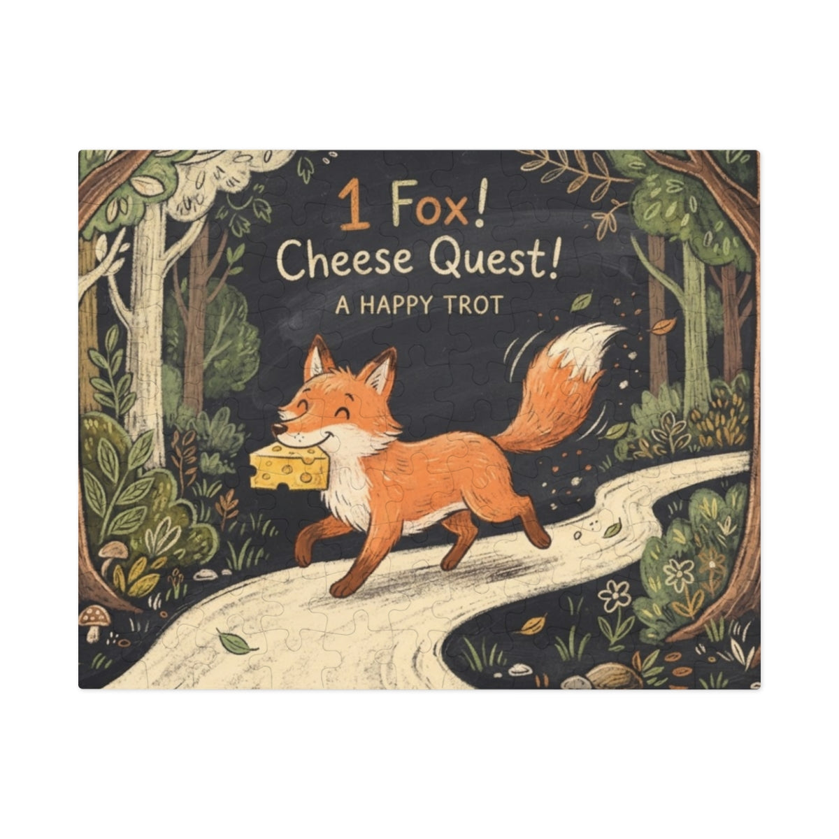 Jigsaw Puzzle with Tin - Fox Quest (30, 110, 252, 500, 1000...