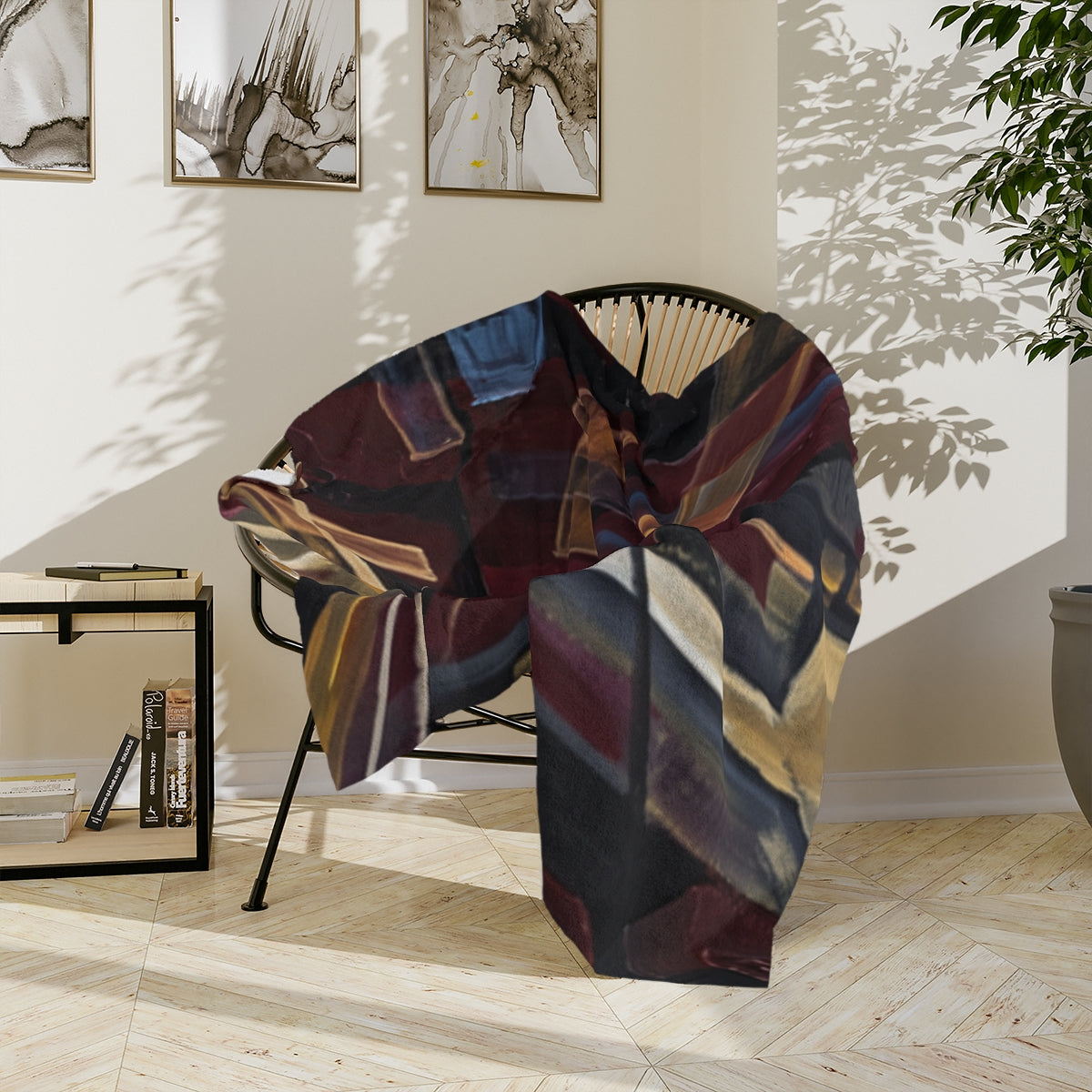 Velveteen Blanket - Urban Horizon | Echovira Gallery