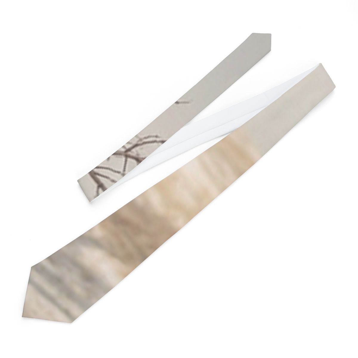 Necktie - Minimalist Winter Landscape