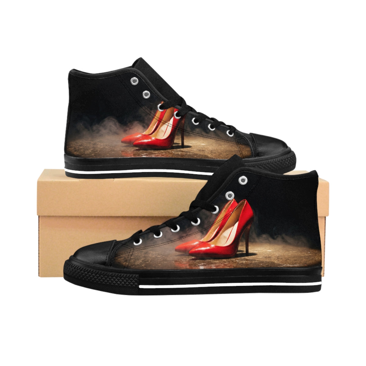 Women's Classic Sneakers - Crimson Spotlight | Echovira...