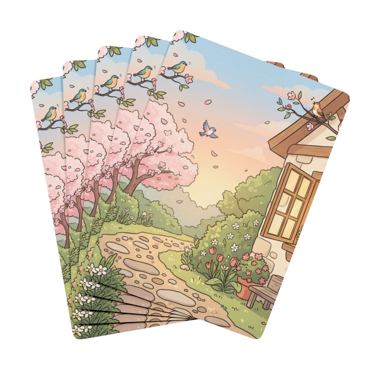 Poker Playing Cards - Fairytale Garden Deck | Echovira...